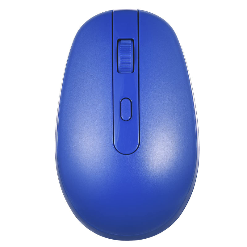 Rii Wireless Mouse RM700 2.4G Silent Mouse with 3200 DPI,Computer Mouse with USB Nano Receiver for Laptop,PC,Mac,Windows and School Work (Klein Blue) Klein blue