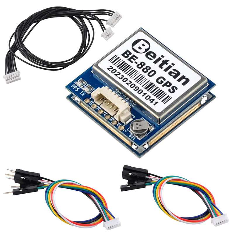 BE-880 GPS Receiver Module Compass 10th Chip 38400bps for Arduino FPV CC3D Flight Control, Replace BN-880 GPS BE-880