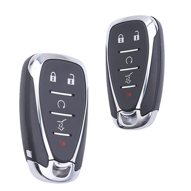 DUNSIHUI 2Pcs HYQ4EA Car Key Fob Keyless Control Entry Remote Start 5 Button SUV Vehicles Replacement Compatible with Blazer Equinox Traverse Trailblazer 5btn