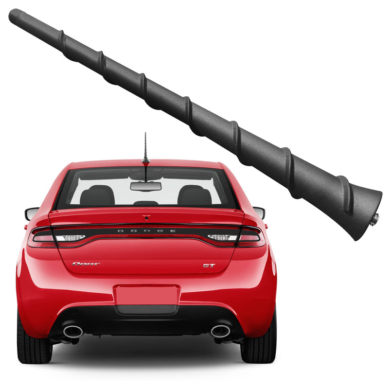 8 Inch Antenna for Dodge Dart (2013-2016), Flexible Rubber Dodge Dart Antenna Mast Replacement - Part Number 68297936AA