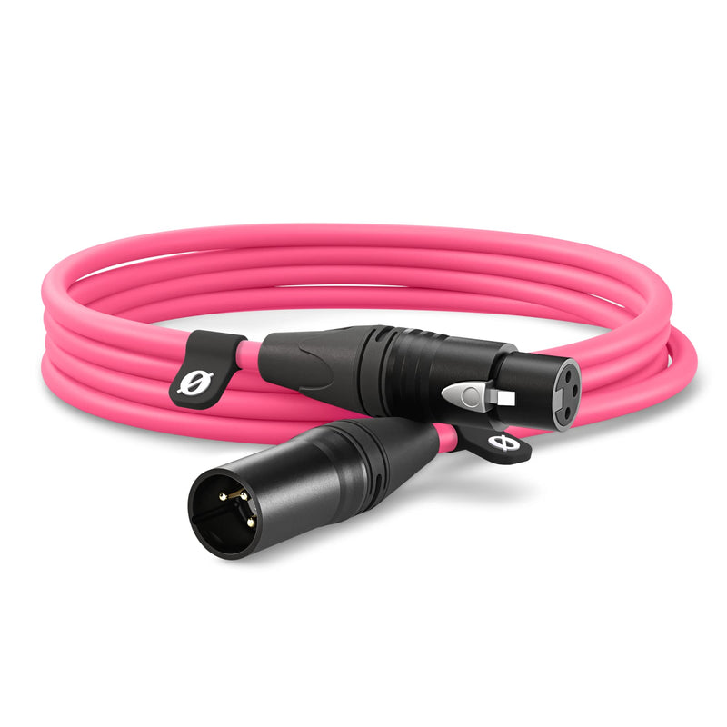 RØDE XLR-3 Premium XLR Cable (3m, Pink) XLR3M-P
