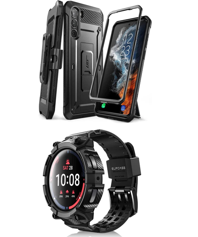 SUPCASE Unicorn Beetle Pro for Galaxy S23 Case & Galaxy Watch 5 Pro Band