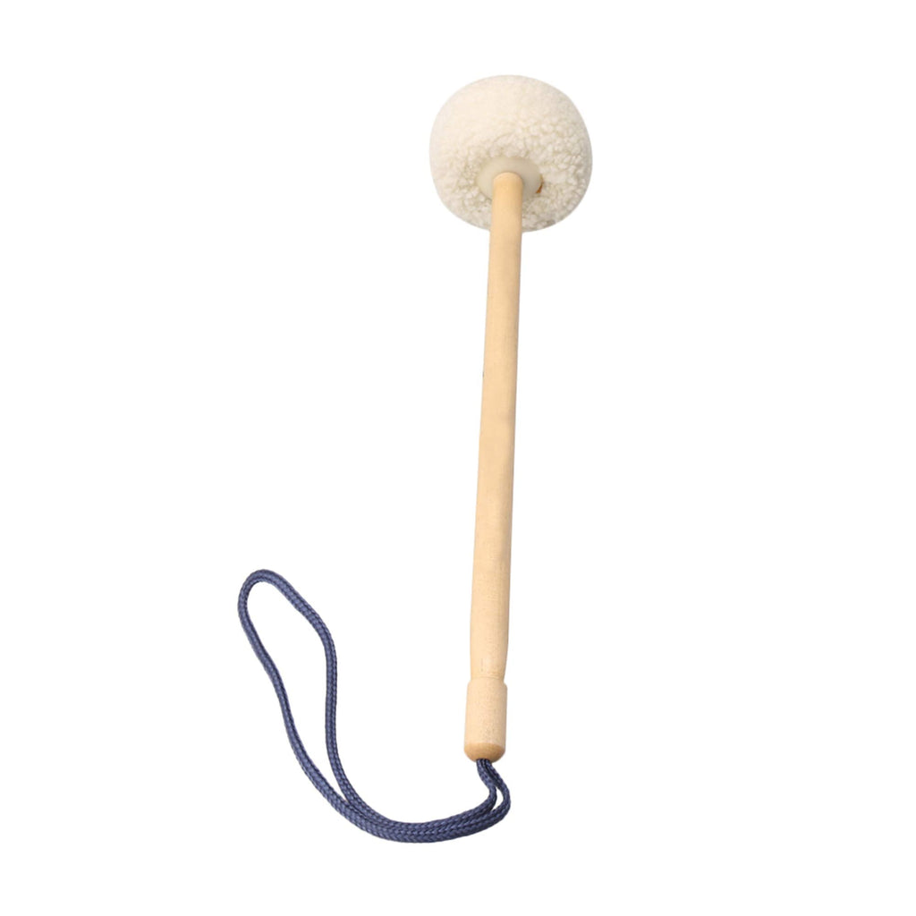 Beige Gong Timpani Mallets Timpani Sticks Soft Velvet Head Mallets Wooden Handles Drumsticks for Percussion