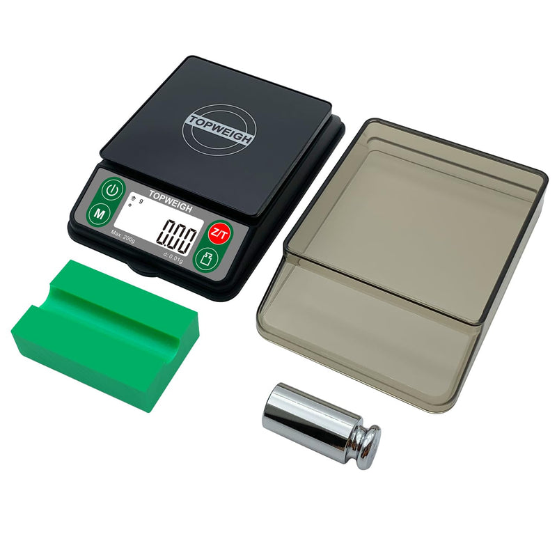 Arrow Scale with Arrow Holder, Arrow Grain Scale, Easy to Read, 3086 Grains x 0.1gn, 200 Grams by 0.01g, Large Backlight Display, 6 Weighing Units, Included Calibration Weight, Batteries