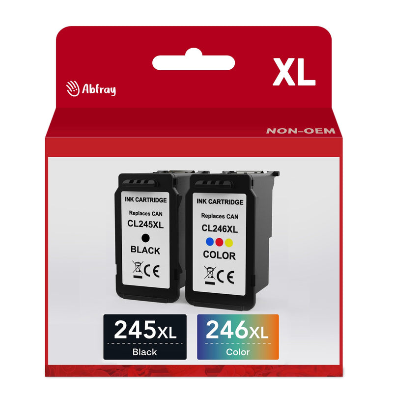 245XL 246XL Ink Cartridge Combo Pack Remanufactured for Canon PG-245XL CL-246XL for PIXMA MG2420 MG2520 MG2522 MG2525 MG2920 MG2922 MG2924 MG3020 MG3022 MG3029 TR4520 1245 Printer 245-bc