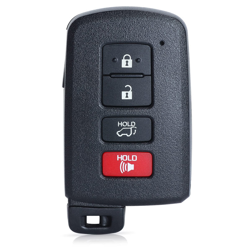 Keymall Keyless Entry Smart Prox Remote Key Fob Replacement for Toyota RAV4 2013 2014 2015 2016 2017 2018 4 Buttons 8A Chip 281451-0020 G Board FCC ID:HYQ14FBA PN:89904-0R080