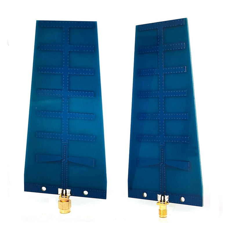 12dBi 2.4GHz 5.8GHz Dual-Band WiFi Directional PCB Yagi Antenna Wireless Network Card FPV Drone Remote Control to Enhance the Signal and Distance RP SMA Male RP SMA Male-1PCS