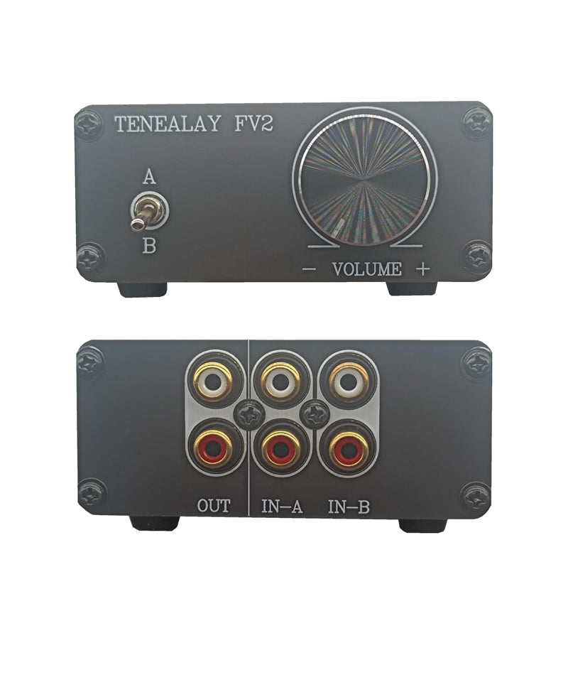 [AUSTRALIA] - HiFi RCA Passive Preamp Stereo Audio Preamplifier with Volume Control, A/B Audio Switch selector FV2 