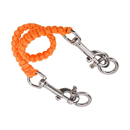 Alomejor Diving Camera Tray Handle Rope with 304 Stainless Steel Bow Buckle, 360° Rotation, for Underwater Photography