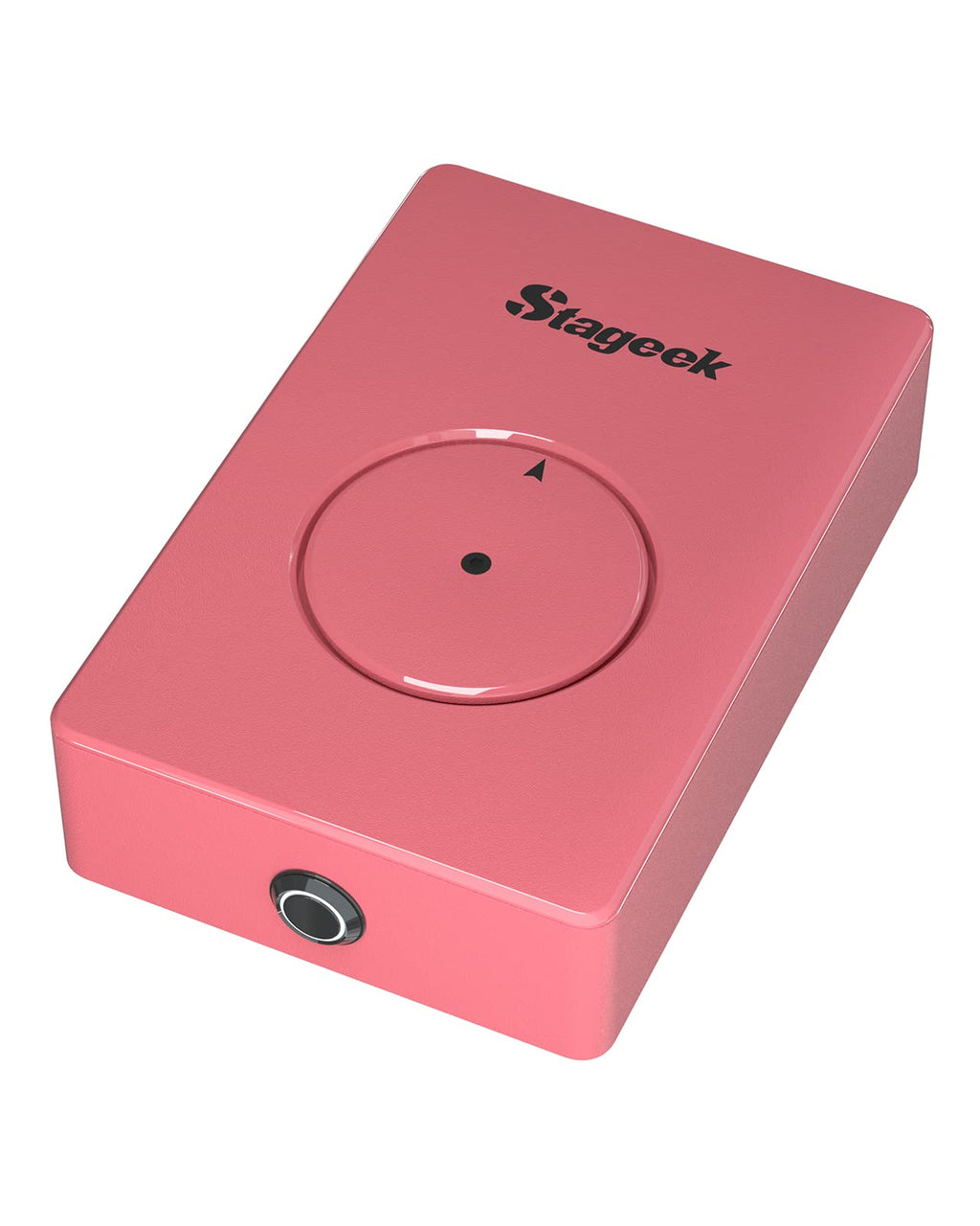 Stageek Mouse Jiggler, Mechanical 100% Undetectable by IT, Mouse Mover with On/Off Switch, Simulates Mouse Movement and Prevents Computer from Going into Sleep, No Software Needed, Plug &Play, Pink