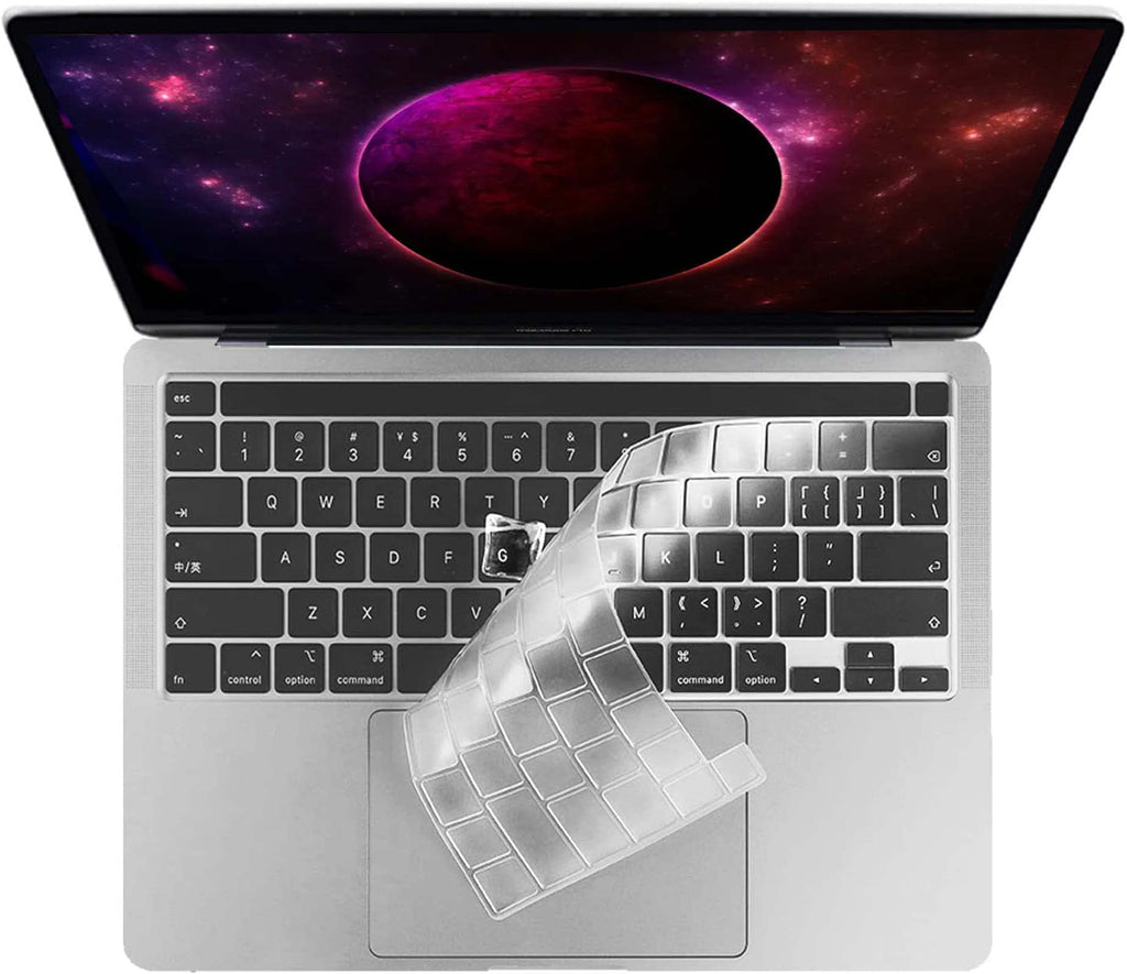 Ultra Thin Clear Keyboard Cover for MacBook Pro 13 Inch 2020-2023 M2 A2338 M1 A2289 A2251, for MacBook Pro 16 Inch 2020 2019 A2141, US Layout Keyboard Protector Skin with Touch Bar¡­ MacBook Pro 13 (M1/M2) 2020-2023 &Pro 16 2019 2020 TPU Ultra Thin