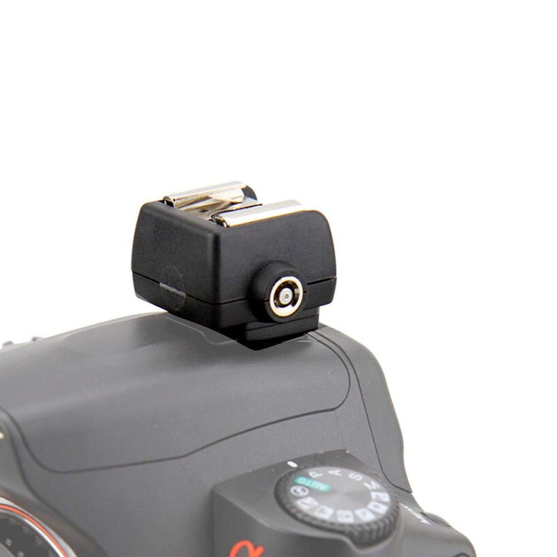 Akozon Hot Shoe Converter, Mini Plastic Hot Shoe Adapter Converter for Alpha A100 A200 A230 A290 A300 A330 A350 A450 A550 A850 A900 A77 Camera Flash Accessories