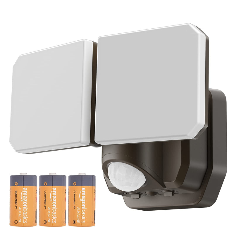 [AUSTRALIA] - Battery Powered Motion Sensor Security Light,5000K 1000LM High Brightness,6 -Month Battery Life,No Wiring Installation,49FT Sensing Distance,Indoors or Outdoor Used,2-Year Warranty 1 