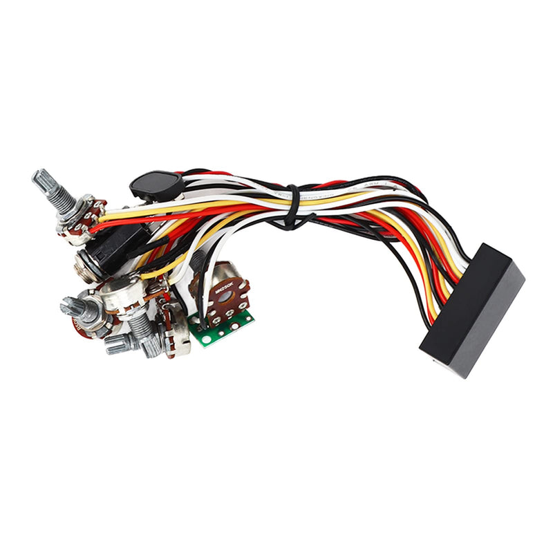 Bass Preamp Circuit, Amplified Pre Wired 3 Band Improve Sound Quality Preamp Circuit for Musical Instruments