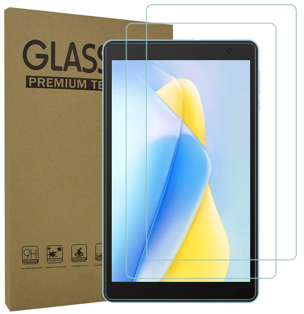AKNICI 2-Pack Tempered Glass Screen Protector for Blackview Tab 5 Tablet 8 inch, Ultra Clear Transparency Anti-Scratch 9H Hardness Tempered Glass Film for Blackview Tab 5 Tablet 8 inch