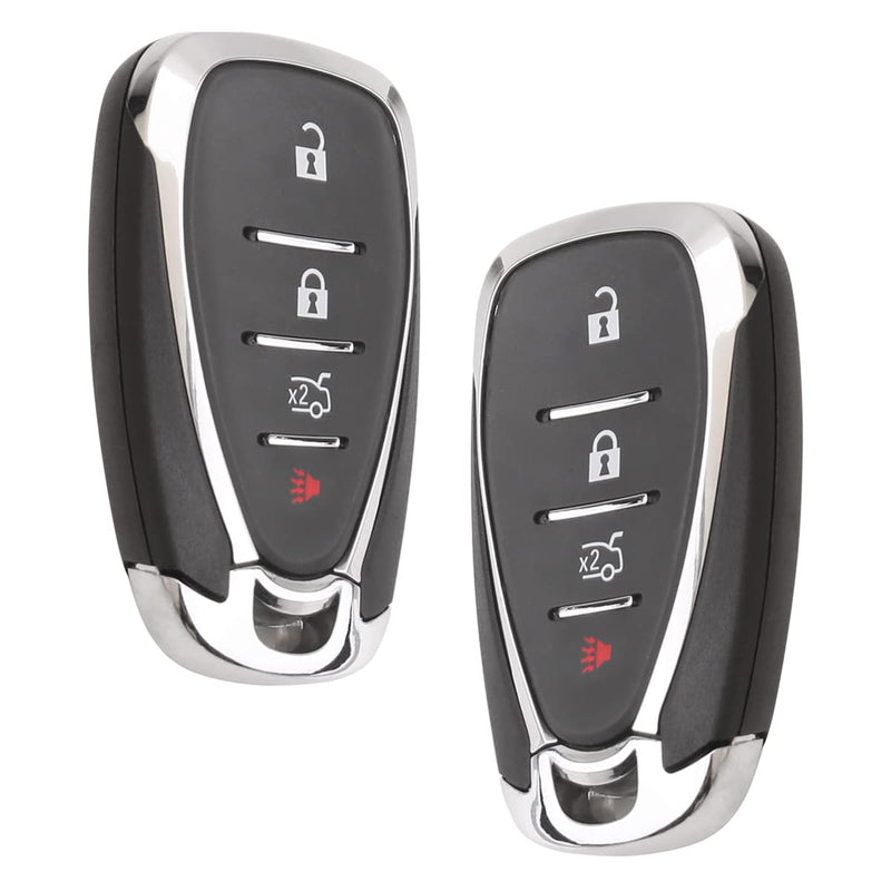 Compatible with Chevrolet HYQ4EA Proximity Smart Key 13529638 13585728 Car Key Fob Keyless Control Entry Remote 4 Button Vehicles Replacement