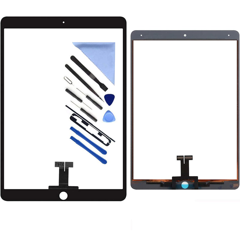[AUSTRALIA] - Touch Screen Digitizer Replacement for iPad Air 3 3rd Gen 2019 10.5" A2152 A2153 A2154 A2123 (Not LCD) with Adhesive+Tools (Black) Black 