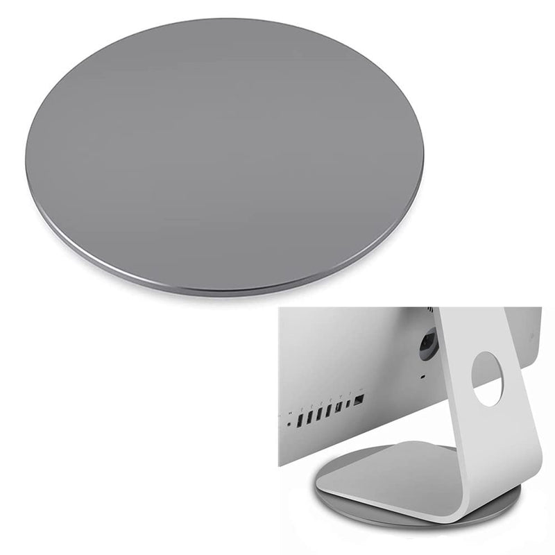 Aluminum 360° Rotation Monitor Swivel Base Computer Screen Monitor | Turntable Stand Flat Panel TV Rotating Mat for iMac Laptop Potted Plants Arts Crafts Products Display Stand