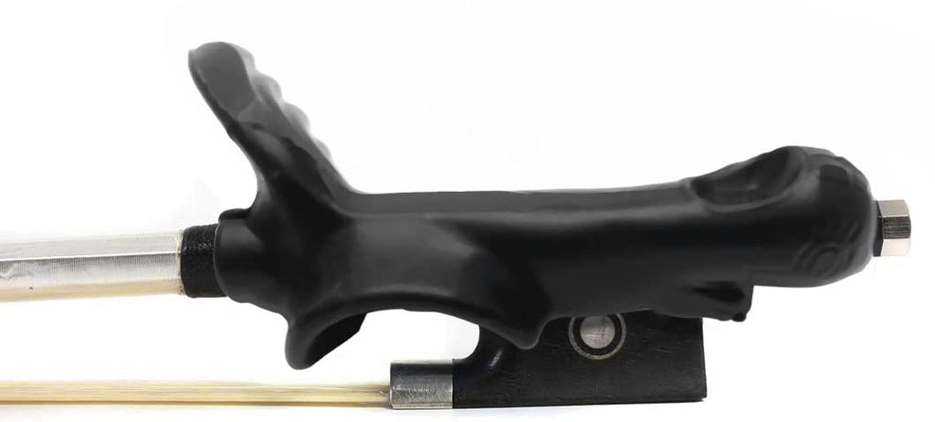 Black Violin Bow Holder Squirrel Hold Bow Grip Partner Violin/Viola Teaching Aid for Kid Adult Learn Violins