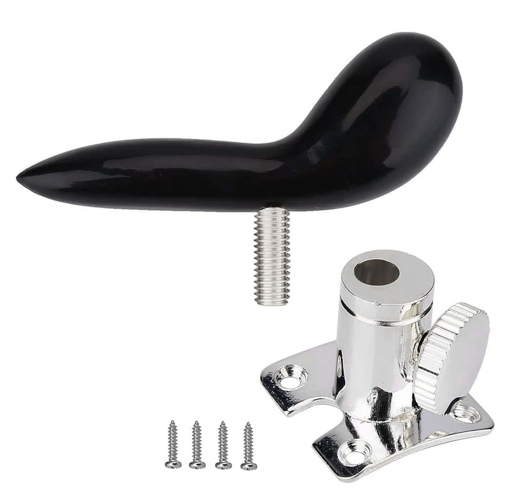 Bassoon Hand Saddle Rest Holder Thumb Rest with Fixing 4 Screws and Base Instruments Accessories