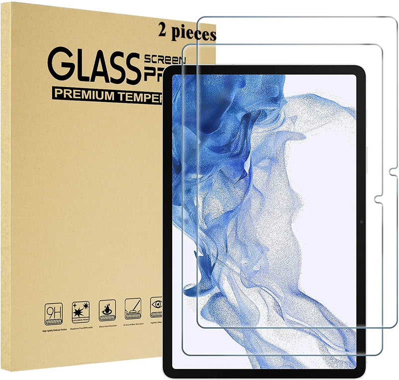 [2 Pack] HIMOVER Screen Protector for Galaxy Tab A8 (2022 Released), Anti-Scratch 9H Hardness Tempered Glass Screen Film Guard for Samsung Galaxy Tab A8 10.5 Inch (SM-X200/X205/X207)