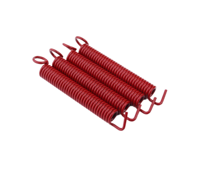 [AUSTRALIA] - Guyker Noiseless Tremolo Springs (Set of 4) for FR Fender Strat ST Stratocaster Electric Guitar Bridge Instruments Accessories Replacement Part, Red Red, Length 62.5mm 