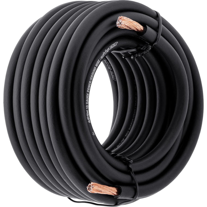 [AUSTRALIA] - Install Link 10 Gauge Power or Ground Wire Cable, 20ft, CCA Frosted Black 
