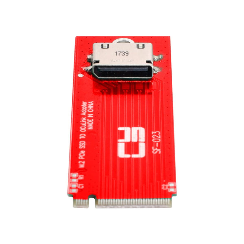 [AUSTRALIA] - CY Adapter PCI-E 4.0 M.2 M-Key to Oculink SFF-8612 SFF-8611 Host Adapter for PCIe Nvme SSD 2260 Black 8654-8482*4 NVME 2260 