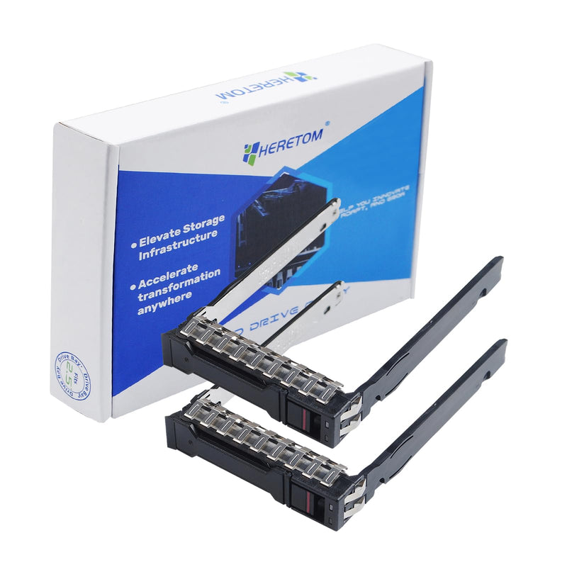 2PCS 2.5 Drive Tray Caddy P22892 P22892-002 | Compatible for HP G10 Gen10 Plus V2 G11 Server DL20 DL360 DL365 DL380 DL385 DL325 2 PACK