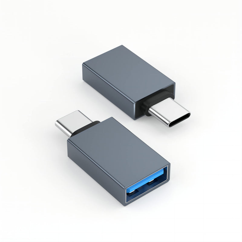 BEYIMEI USB-C to USB Adapter (2 Pack),USB-C Male to USB-A 3.0 Female OTG Adapter, Type-C to USB 3.0 Compatible with MacBook Pro,Mac Book,iPad,Microsoft Surface,Mobile Phone and Type-C Devices… Blue-2 pack-OTG Adapter