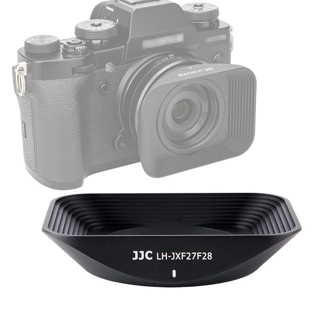 JJC Metal Lens Hood Replaces LH-XF27 for Fuji XF 27mm f2.8 R WR lense, XF27mm Hood, Compatible with Fujifilm XF 27mm f2.8 R WR Lens