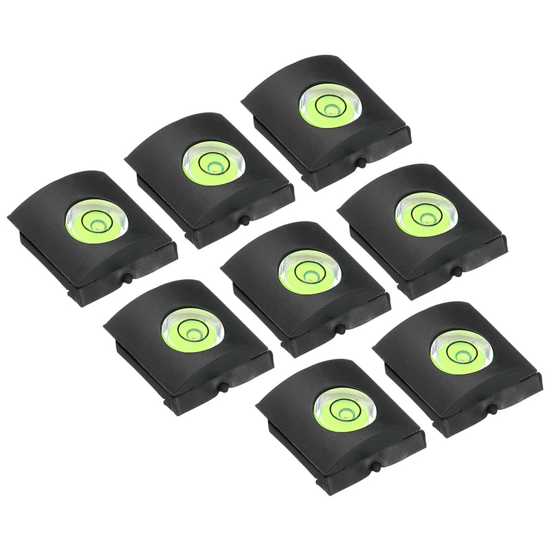 [AUSTRALIA] - PATIKIL Camera Level Hot Shoe Cover, 8 Pack Hot Shoe Bubble Level Cap Hot Shoe Protector Suitable for DSLR/SLR Camera, Black 