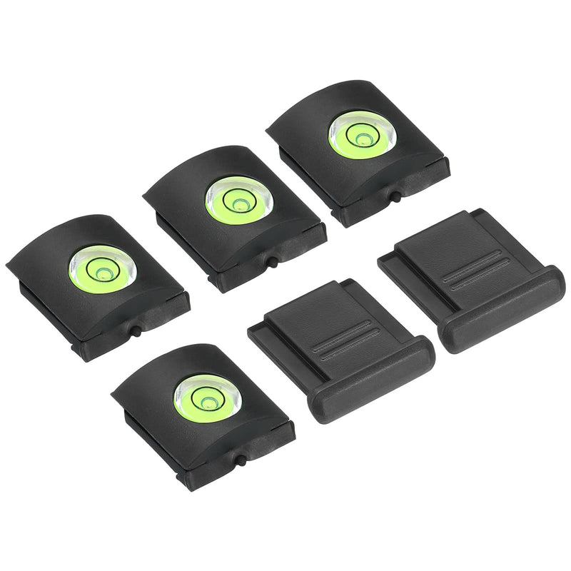 [AUSTRALIA] - PATIKIL Camera Level Hot Shoe Cover Universal Camera Hot Shoe Cover Cap, 6 Pack Hot Shoe Cap Hot Shoe Protector Suitable for DSLR/SLR Camera, Black 