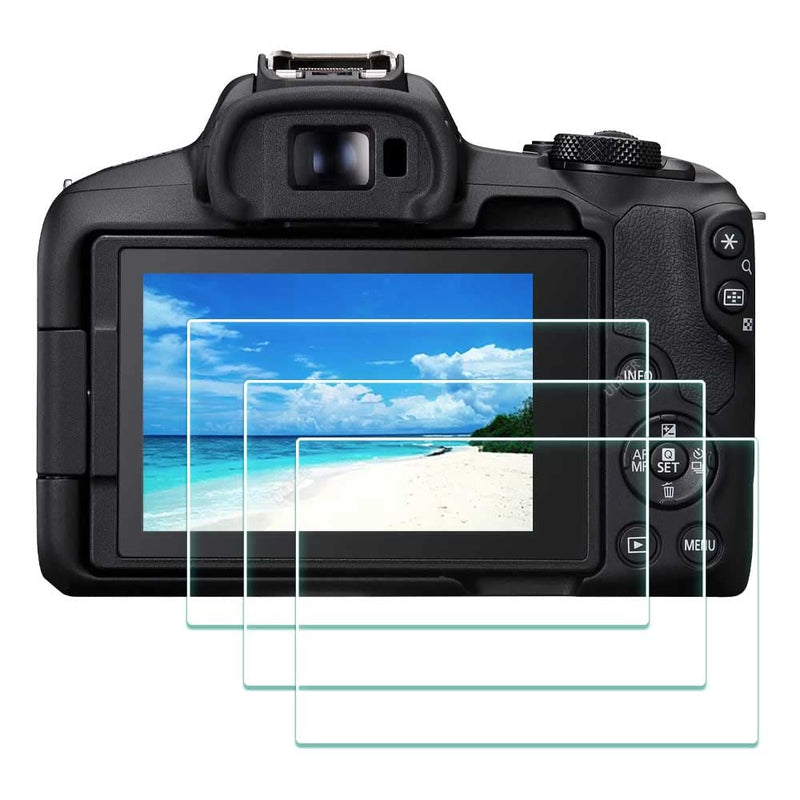 ULBTER Screen Protector for Canon EOS R50 EOSR50 Camera 9H Tempered Glass Edge to Edge Protection,Anti-Scrach Anti-Fingerprint Anti-Bubble [3 Pack]