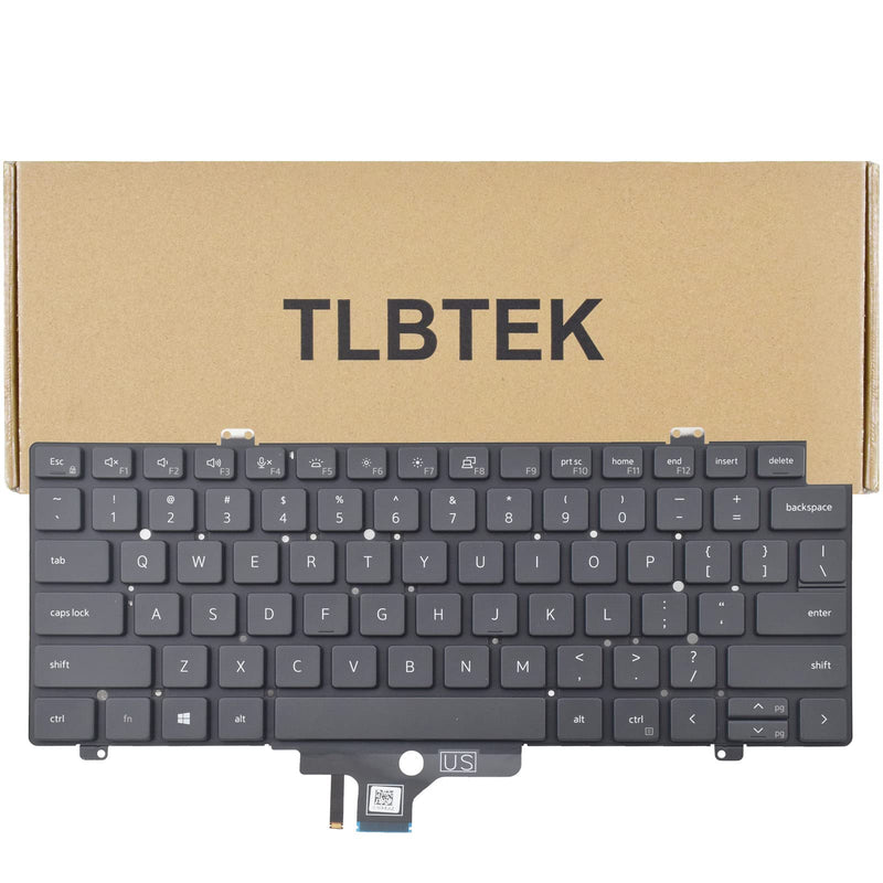 TLBTEK Backlight Keyboard Replacement Compatible with Dell Latitude 5420 5421 5430 7420 7520 2021 Series Laptop P/N: 0PWCJY 0CVGNH PK132UG2A00