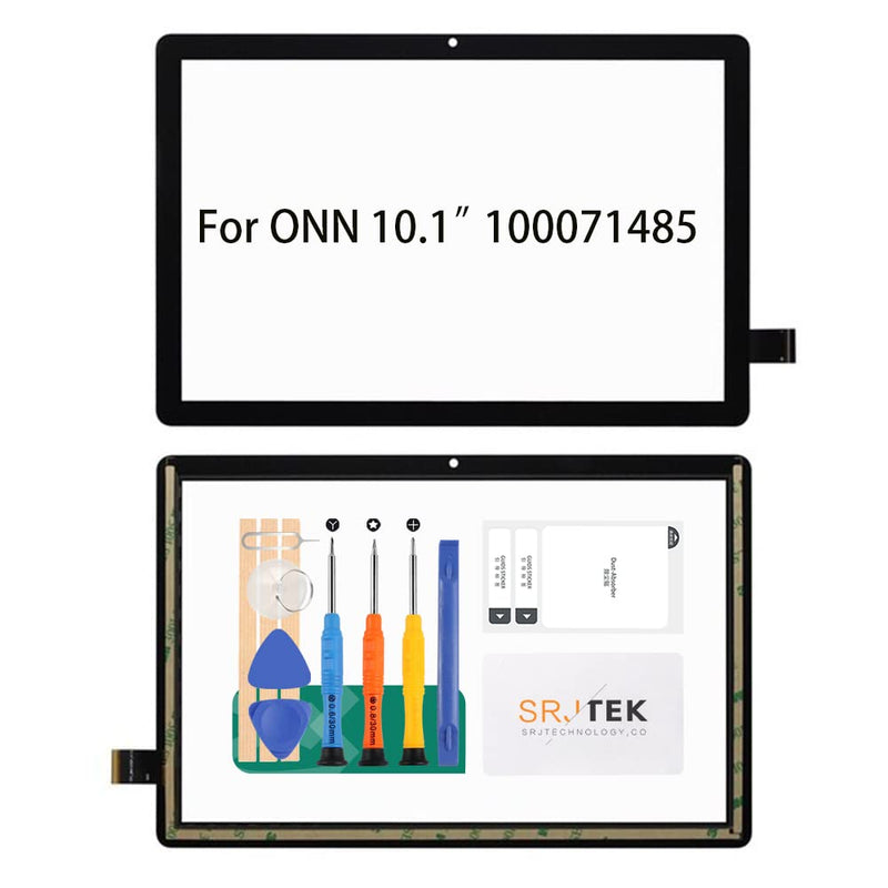 for ONN 10.1" Gen 3 Surf 2022 Tablet 100071485 Touch Screen Digitizer Replacement for ONN Tablet Screen Replacement 100071485 (No LCD Display)
