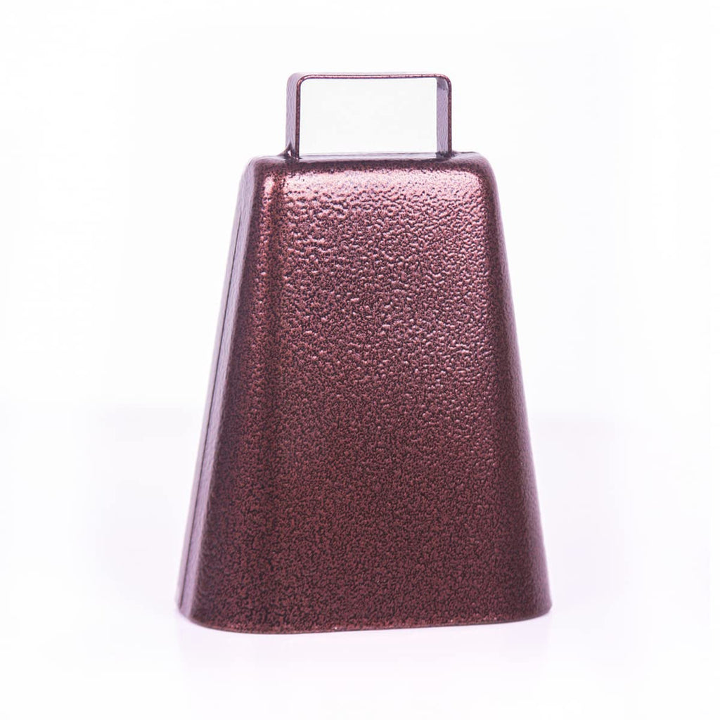 7 Inch Steel Cow Bell with Handle and Antique Copper Finish