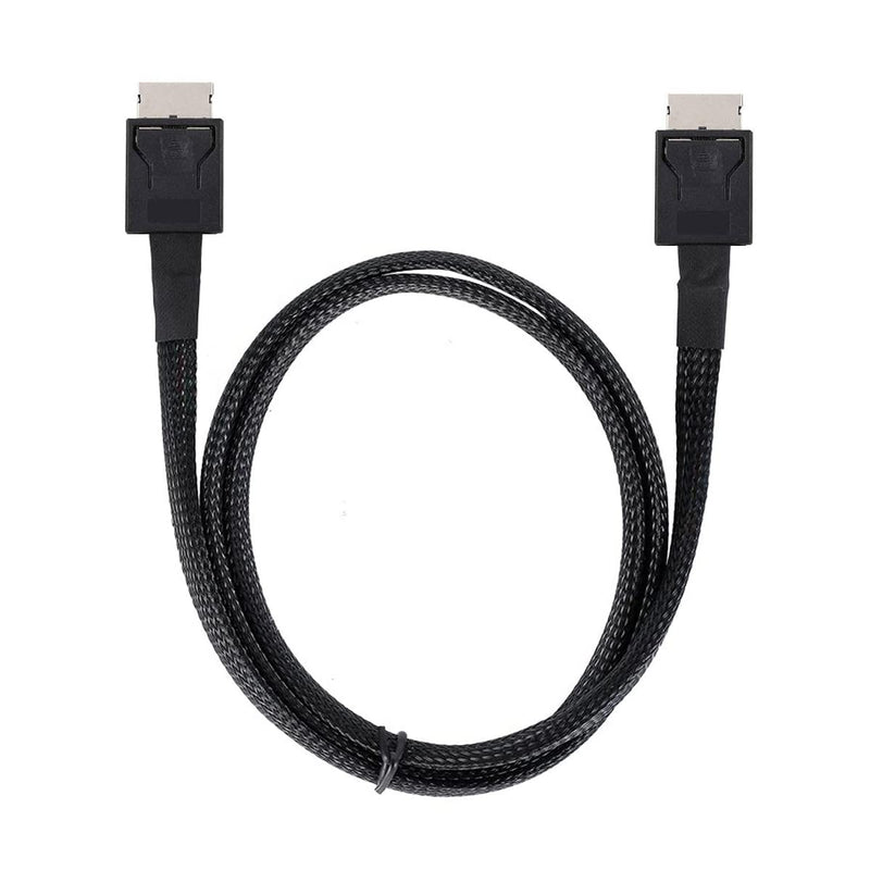 CY Cable OcuLink PCIe PCI-Express SFF-8611 4i to OcuLink SFF-8611 SSD Data Active Cable 50cm Oculink SFF-8611 to SFF-8611