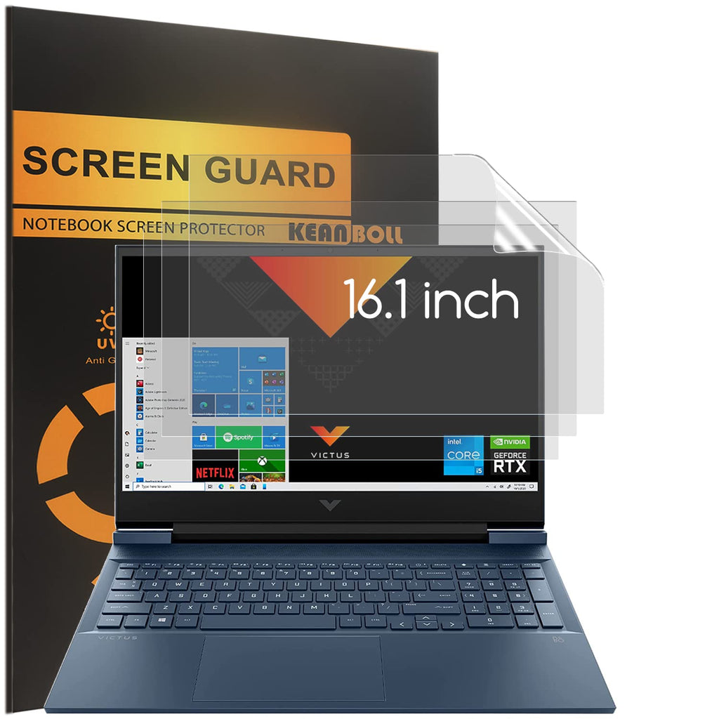 KEANBOLL 3 Pack Anti Glare Screen Protector for HP OMEN 16.1" & HP Victus 16.1" Gaming Laptop(16.1 inch),Matte Eye Protection & Anti Fingerprint Screen Filter