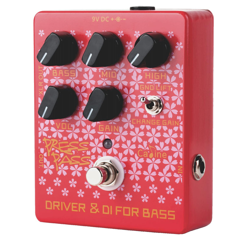 Caline CP-59 Driver Bass Effect Pedal with Bass Amp DI Function