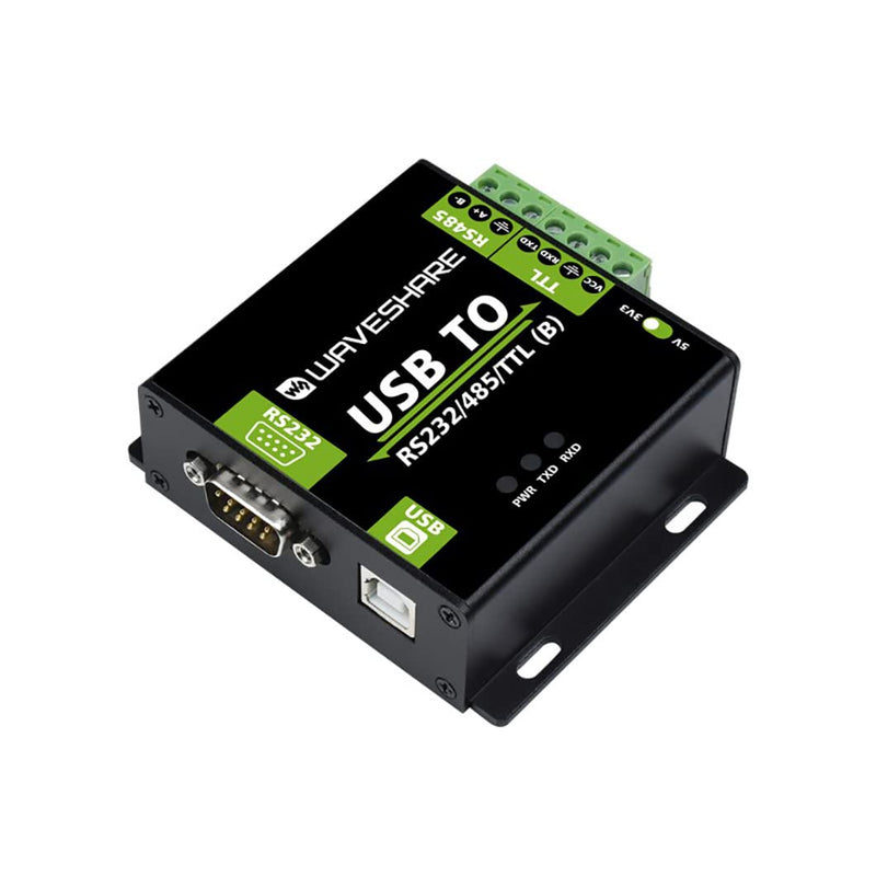 [AUSTRALIA] - Coolwell Waveshare USB to RS232/485/TTL Converter Onboard FT232RL Industrial Grade USB to RS232 Converter Support Mac Linux Android Windows 11/10 / 8.1/8 / 7 