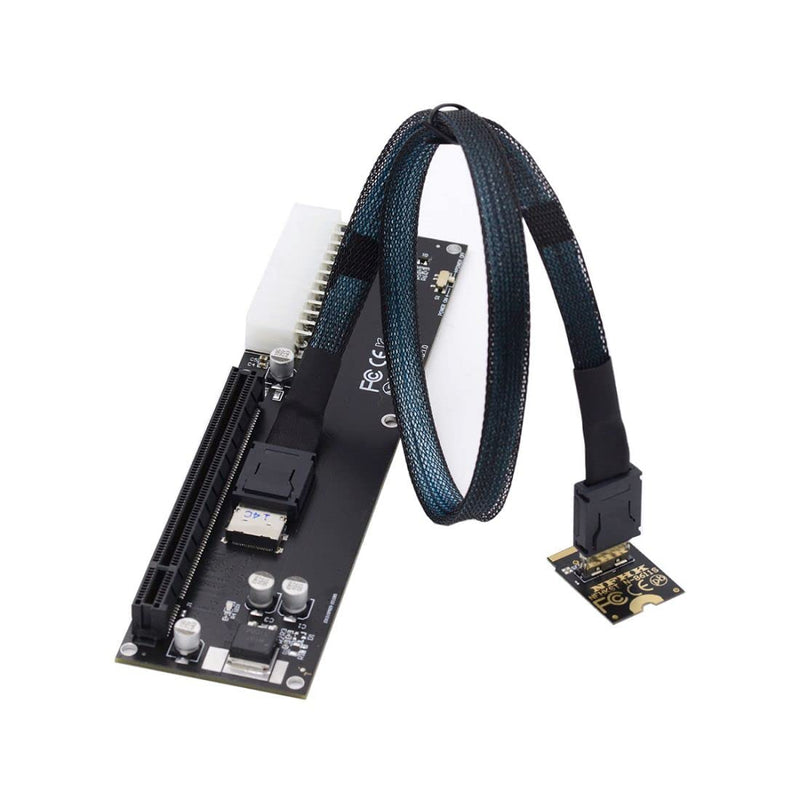 Chenyang Oculink SFF-8612 to PCI-E 3.0/4.0 M.2 M-Key to SFF-8611 Host Adapter for eGPU/GPD Win Max2 External Graphics Card & SSD for GPD WIN Max2