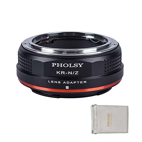 PHOLSY Lens Mount Adapter Compatible with Konica AR Lens and Nikon Z Camera Konica AR to Nikon Z