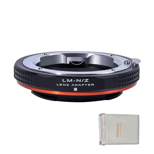 PHOLSY Lens Mount Adapter Compatible with Leica M Lens and Nikon Z Camera Leica M to Nikon Z