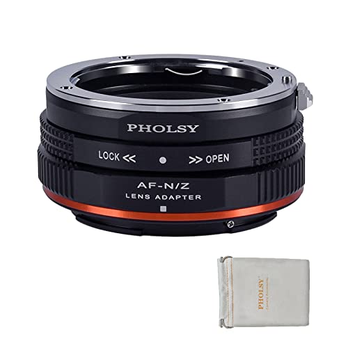PHOLSY LensAdapter Compatible with Sony A Minolta AF Lens to Nikon Z Camera Sony A / Minolta AF to Nikon Z