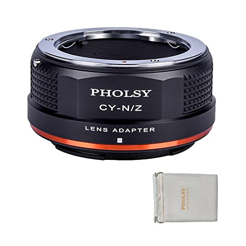 PHOLSY Adapter Compatible with Contax Yashica CY Lens and Nikon Z Camera Contax / Yashica to Nikon Z