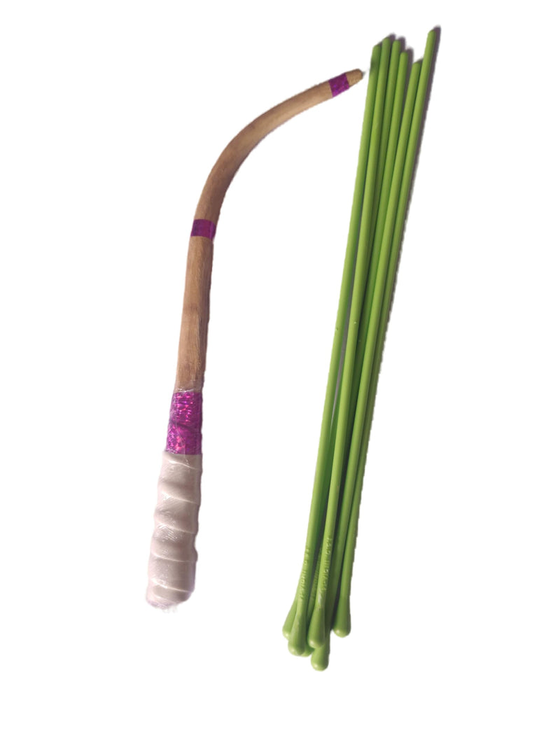 Bhavicreation Punjabi Dhol Beaters Pair Dagga And Tilli Set Dhol Sticks Dholak Beater Drum Bhangra Dhol Beaters (1 Dhol Stick + 3 Plastic Tilli Stick) 1 Dhol Stick + 3 Plastic Tilli Stick