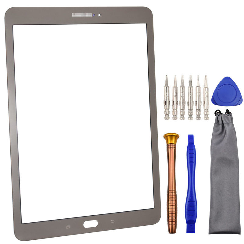 Tablet Front Glass Screen Replacement for Samsung Galaxy Tab S2 9.7 SM-T810 Gold 9.7"