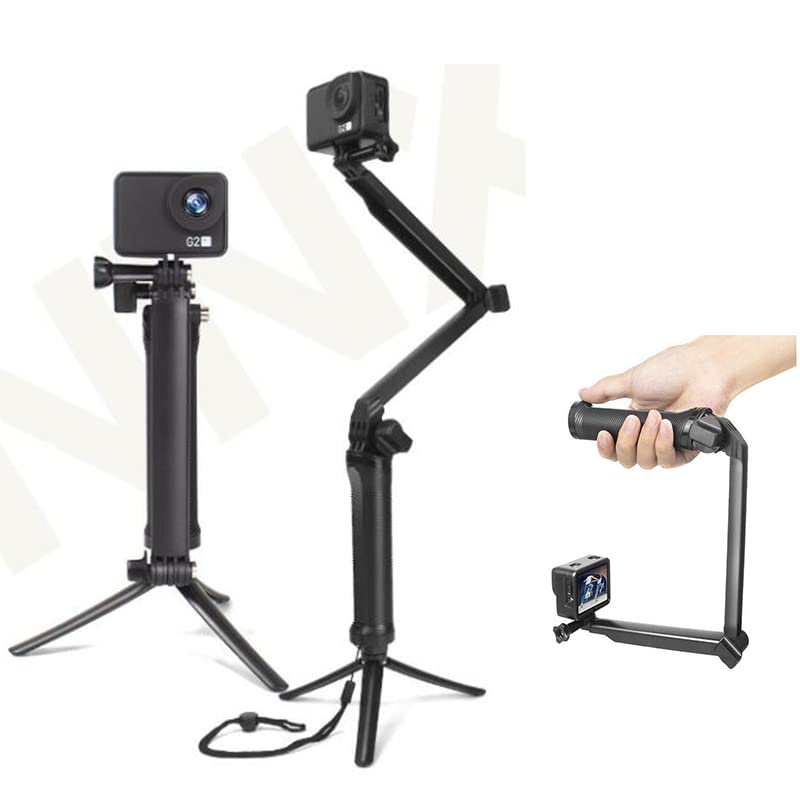 CoyKtonty 3 Way Grip Waterproof Monopod Selfie Stick Tripod Stand for GoPro Hero 11 10 9 8 7 6 5 4 /Insta360 ONE RS/ONE R