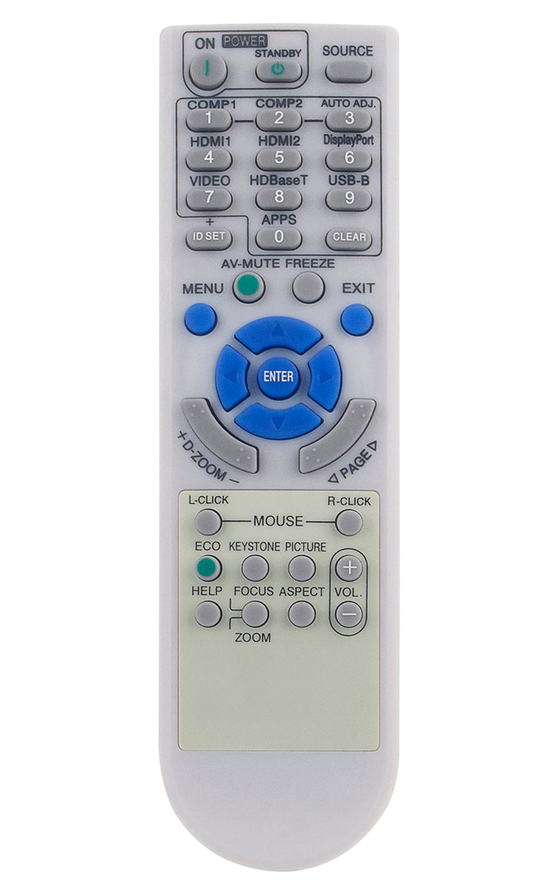 RD-472E Replace Projector Remote Control Compatible with NEC Projector NP-P474W NP-P604X NP-P603X NP-P502H NP-P452H NP-P502W NP-P452W 7N901122 P452H P502W P502H P452W P554U P474U P554W P474W P604X